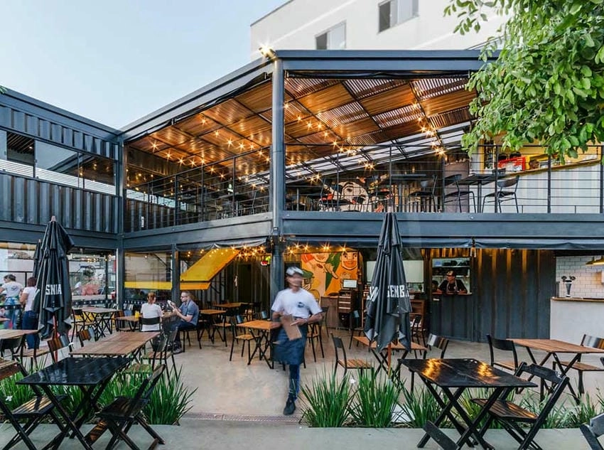 Background quán nhậu sáng tạo mang nét riêng độc đáo