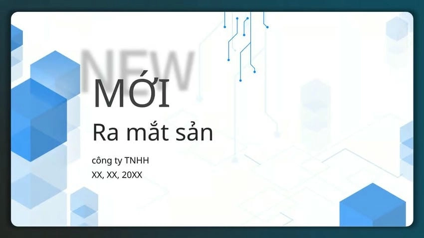 Background ra mắt sản phẩm tổng hợp đầy đủ phong cách