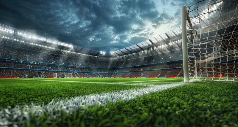 Tăng tính thẩm mỹ cho sản phẩm với background sân cỏ thiết kế