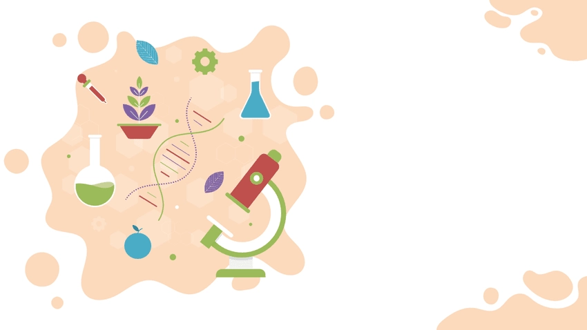 Background sinh học sáng tạo bật lên phong thái