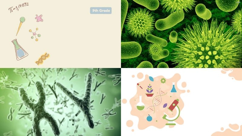 Background sinh học lan tỏa sắc độ cuốn hút