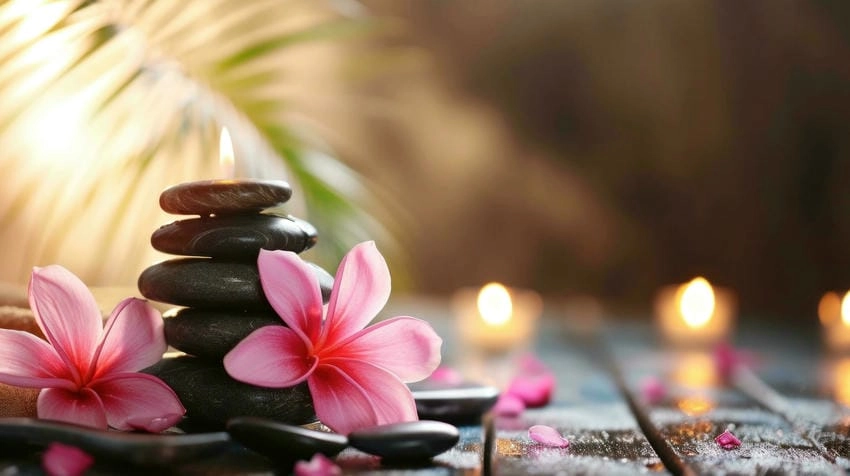 Background spa thư giãn giúp không gian thêm an bình