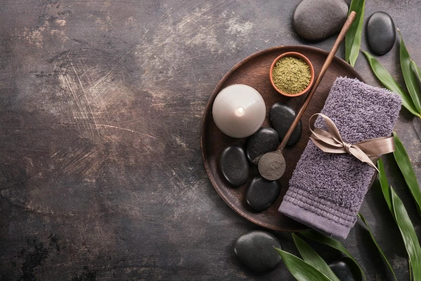 Background spa tĩnh lặng mang lại sự bình yên