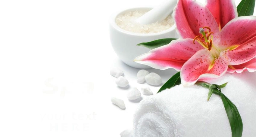 Background spa tinh tế tôn lên vẻ đẹp nhẹ nhàng