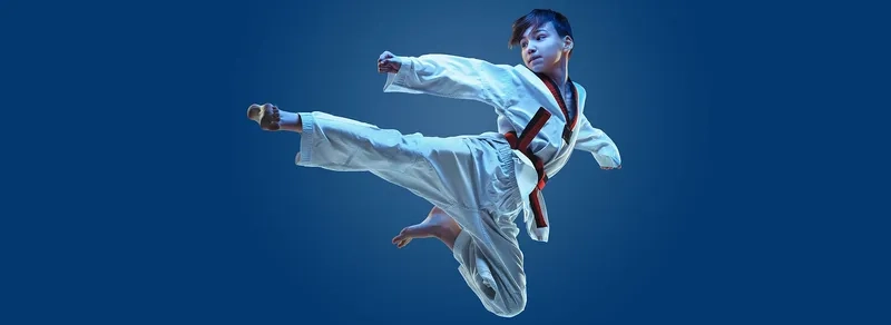 Background taekwondo cho máy tính sắc nét và chuyên nghiệp