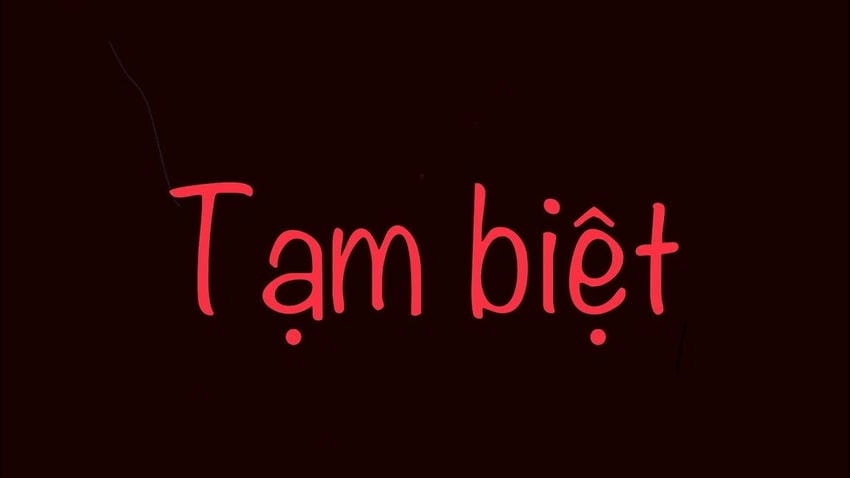 Background tạm biệt thiết kế cân đối và hài hòa ánh nhìn