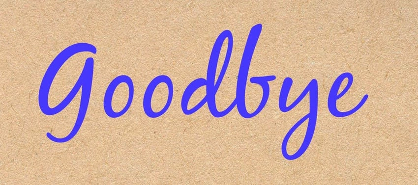 Background tạm biệt tổng kết khép lại trọn một hành trình