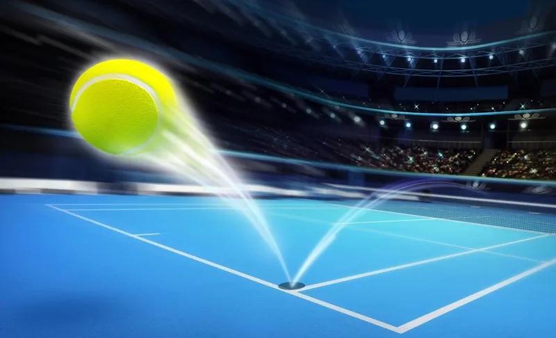 Mát mắt cùng background tennis xanh lá tươi sáng