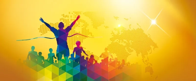 Sôi động hơn với background thể thao ngày hội đầy màu sắc