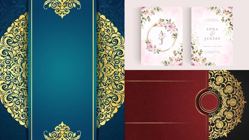 Background thiệp mời tạo nét cuốn hút cho lời ngỏ