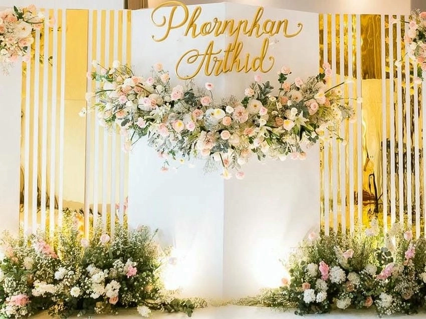 Background tiệc cưới miễn phí dễ dàng sử dụng