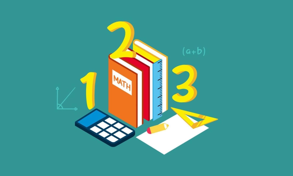 Background toán học không gian tạo chiều sâu sinh động