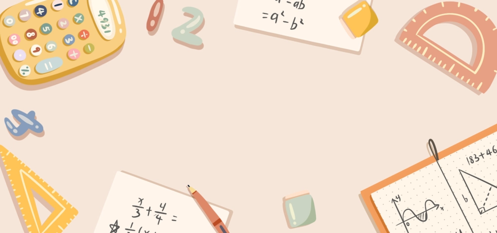 Background toán học ấn tượng thổi bùng phong thái riêng