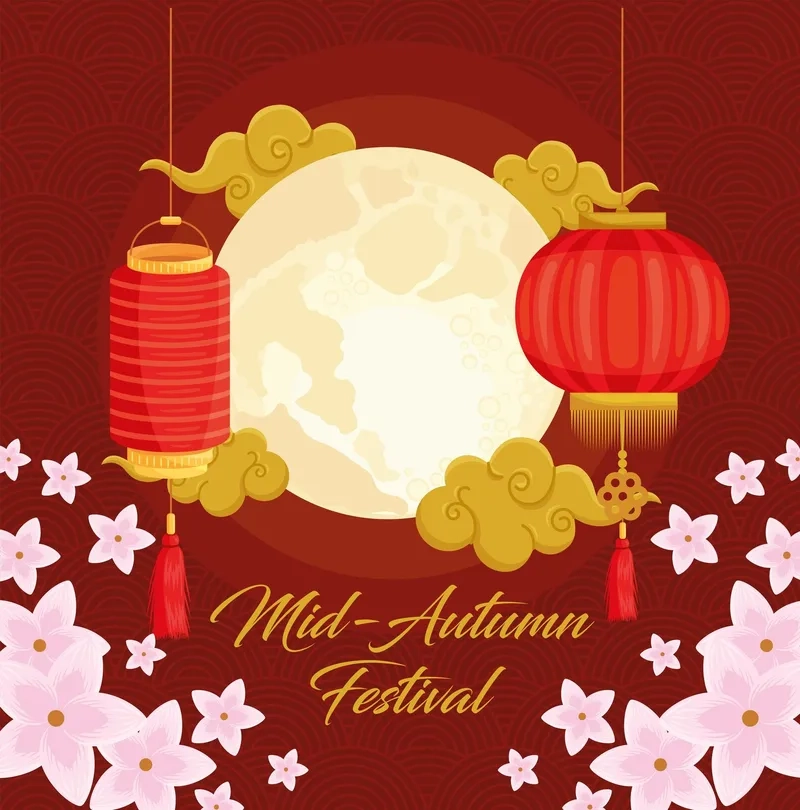 Vui chơi cùng background trung thu cho thiếu nhi đầy màu sắc