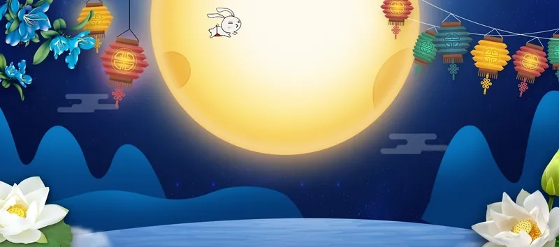 Tạo chủ đề lễ hội riêng với background trung thu chủ đề