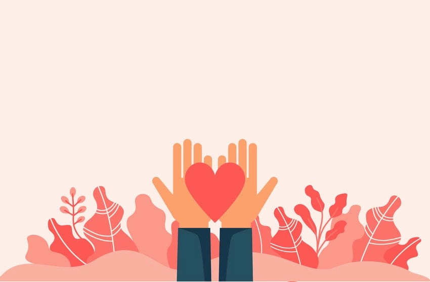 Background từ thiện chất lượng cao cho mọi dự án