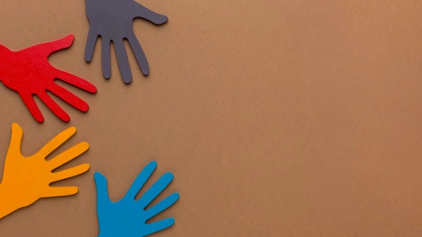 Background từ thiện ấn tượng ghi dấu ấn sâu sắc