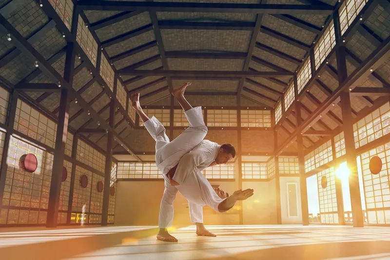 Chuẩn bị cho sự kiện đặc sắc với background võ thuật sự kiện