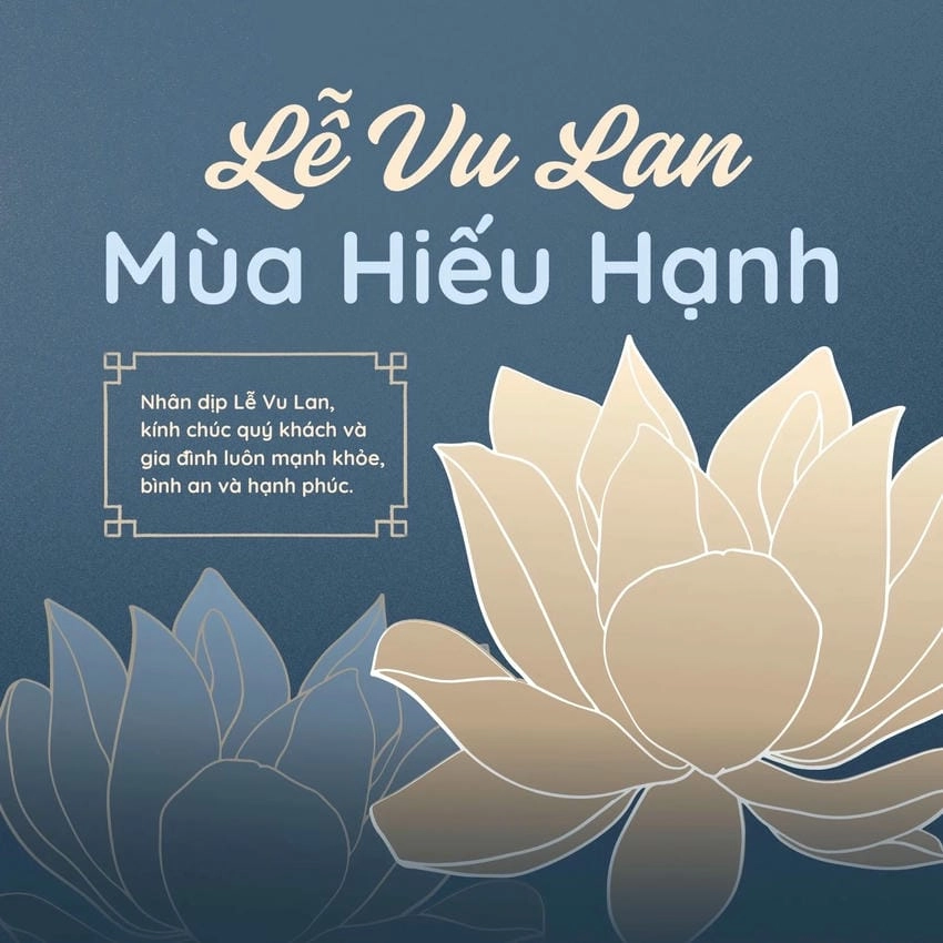 Background Vu Lan cảm xúc gợi sự ấm áp và tôn kính