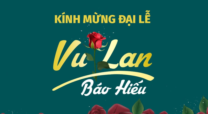 Background Vu Lan mang không khí báo hiếu sâu lắng