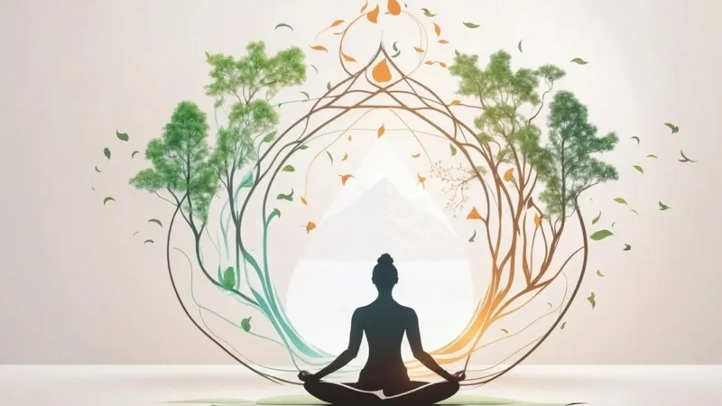Trang trí điện thoại với background yoga màn hình khóa mang năng lượng tích cực