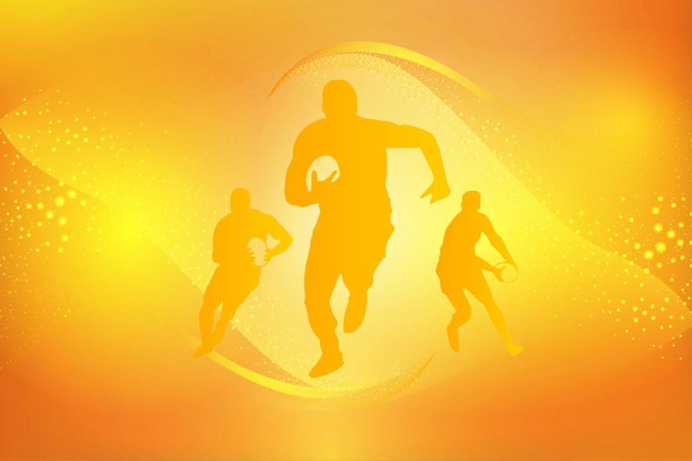 Hình nền bóng bầu dục anime phong cách trẻ trung