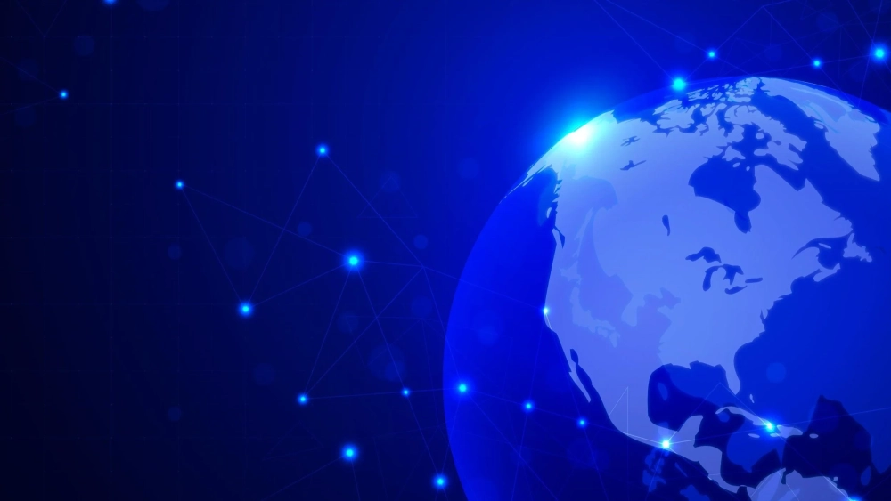 Hình nền quả địa cầu sinh động hấp dẫn