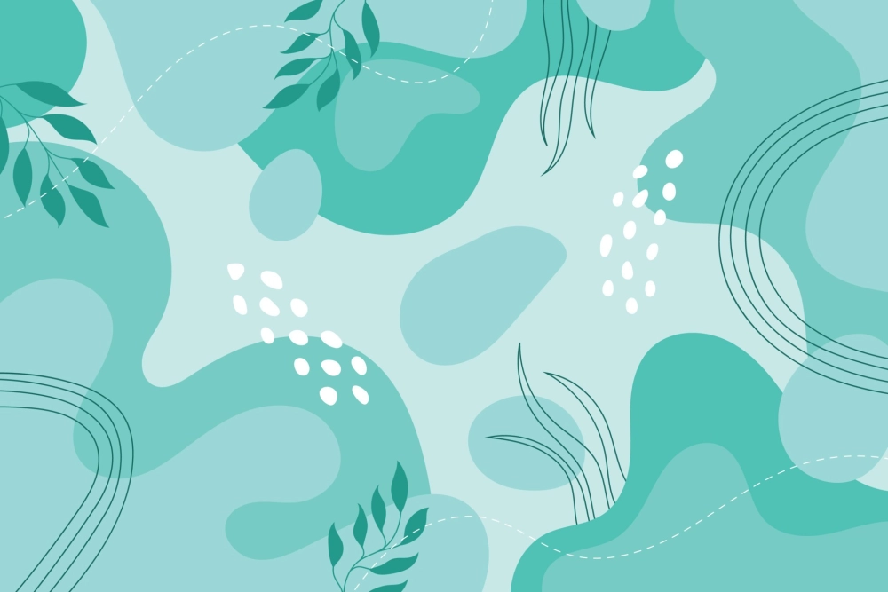 Hình nền xanh mint cute mang nét đáng yêu nhẹ nhàng