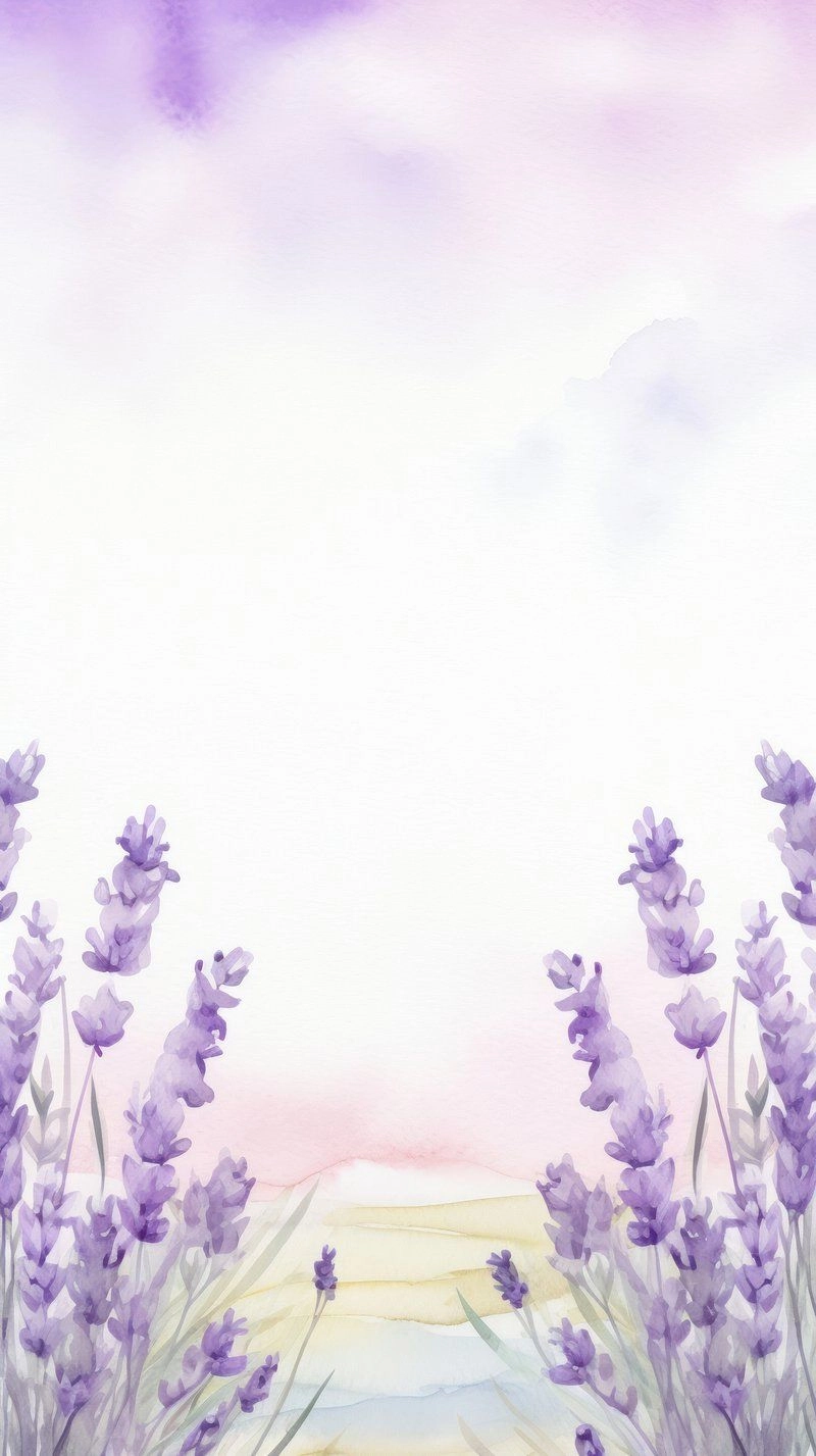 Vẻ đẹp tinh tế của background digital lavender tối giản