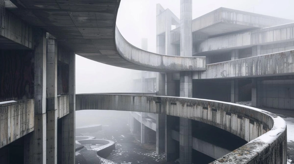 Tạo ấn tượng mạnh mẽ với phong cách background sự kiện brutalism