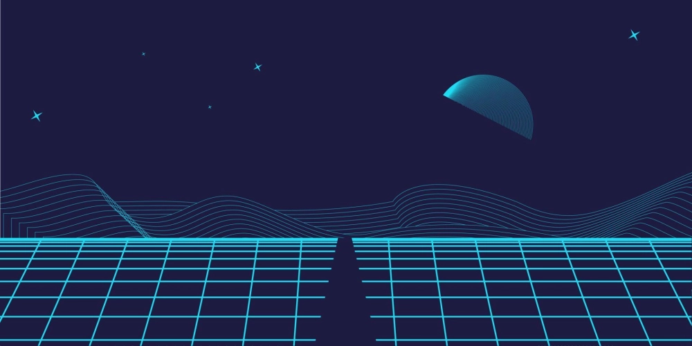 Hoài niệm một chút cùng background sự kiện retro future 90s phá cách