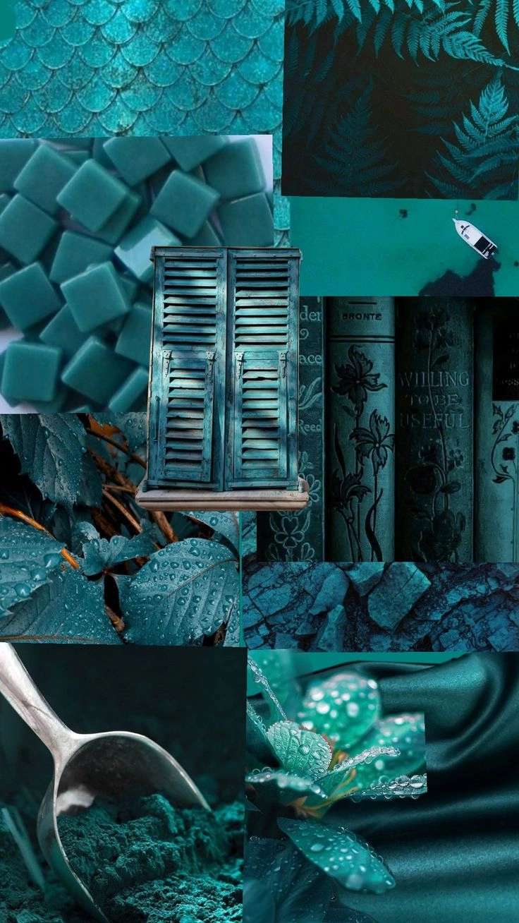 Tinh tế nét background transformative teal phong cách tối giản