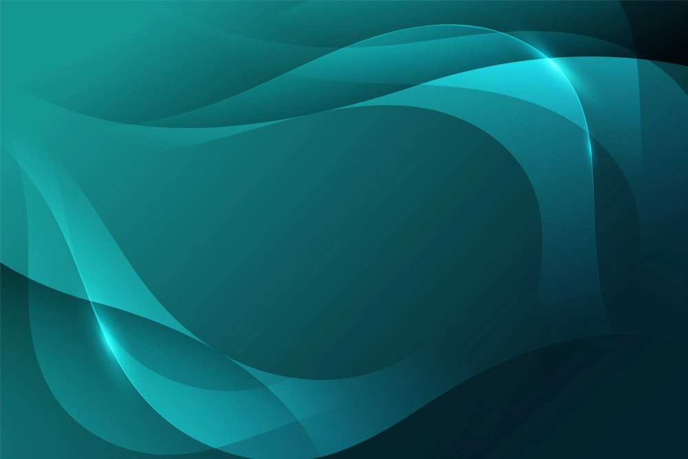 Cảm giác background transformative teal sáng và dịu nhẹ nhàng