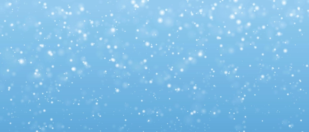 Phủ kín không gian background tuyết rơi trắng xóa trời