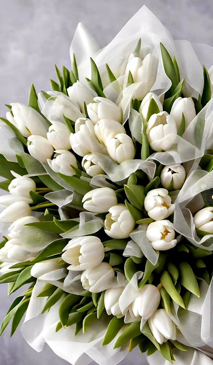 anh nen hoa tulip mau trang 6