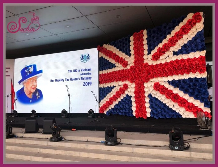 Backdrop đẹp phong cách hiện đại