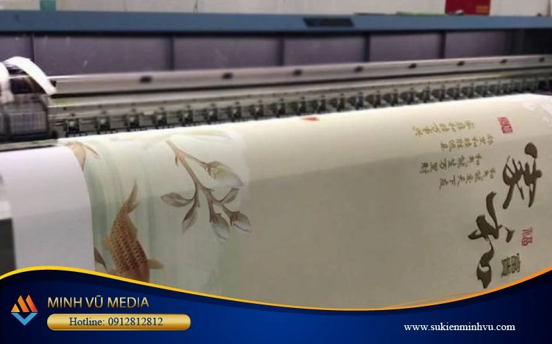 Backdrop in ấn vải canvas