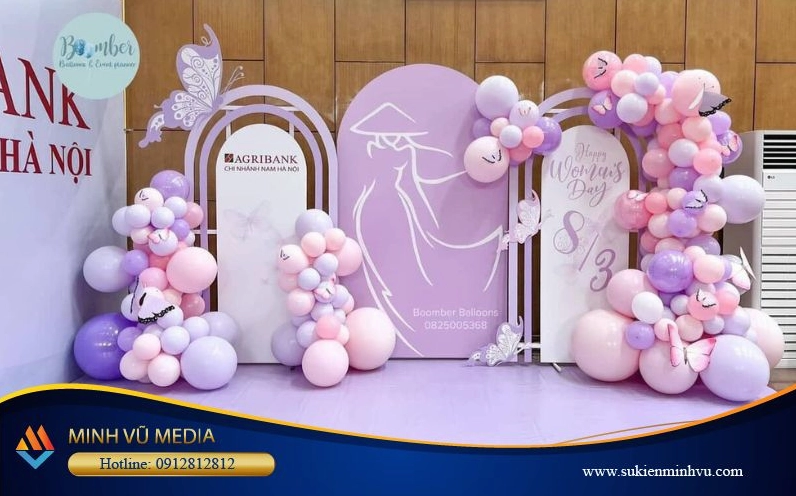 Backdrop làm từ Formex ấn tượng