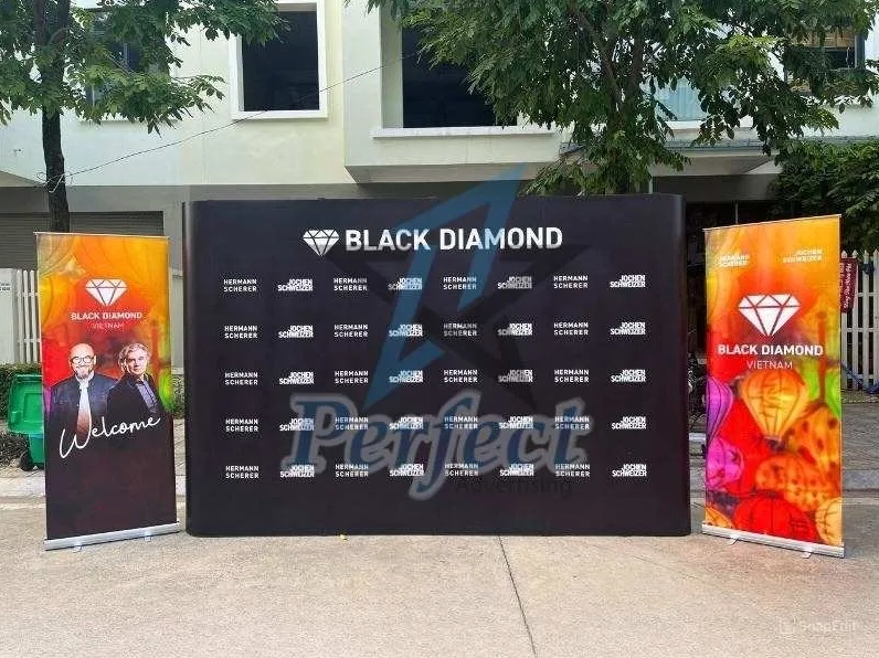 Backdrop sự kiện cuối năm rực rỡ