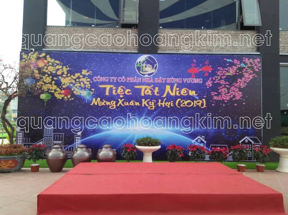 Backdrop sự kiện ngoài trời đẹp chuyên nghiệp