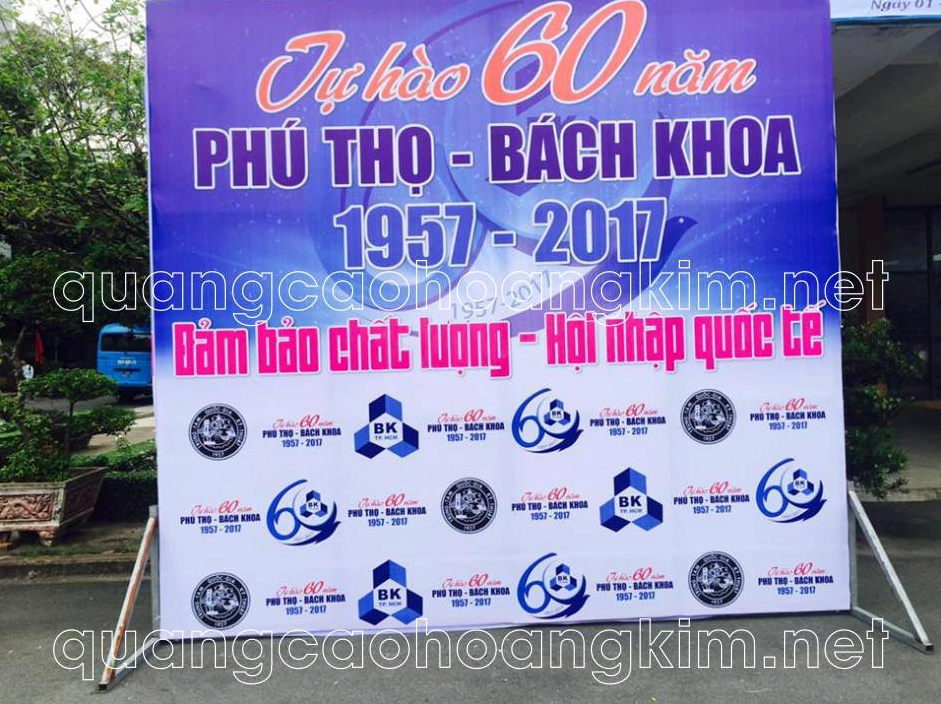 Backdrop sự kiện thiết kế ấn tượng