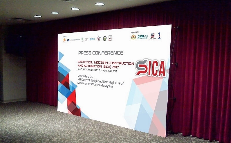 Backdrop sự kiện tối giản thanh lịch