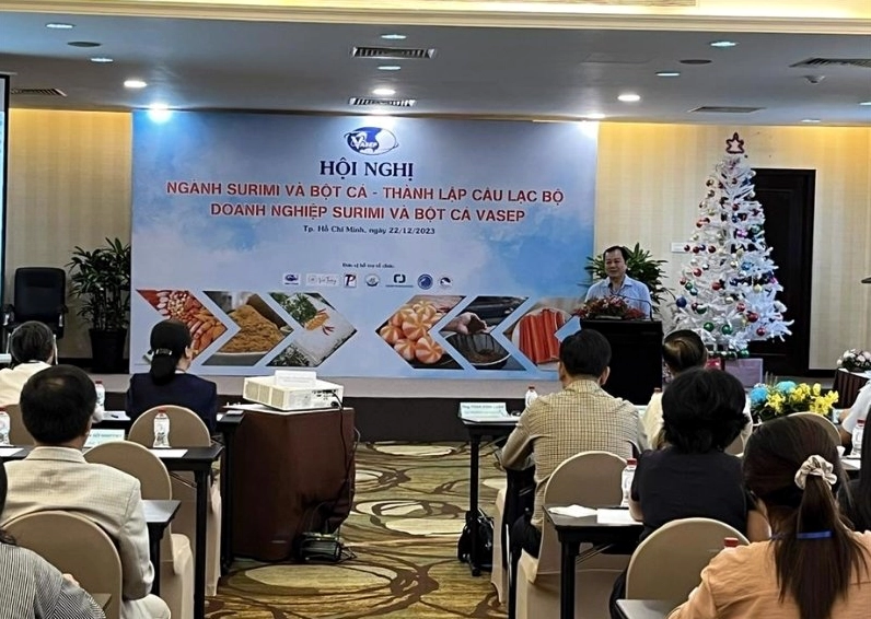 Background hội nghị ngành Surimi