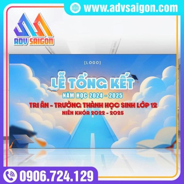 Background lễ tổng kết vinh danh cuối năm hoành tráng