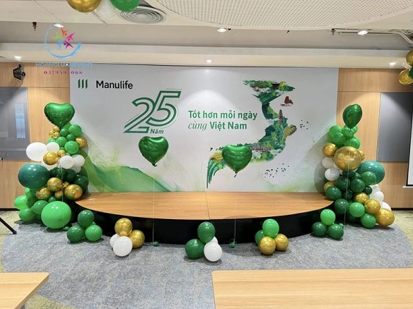 Background sự kiện hội nghị khách hàng