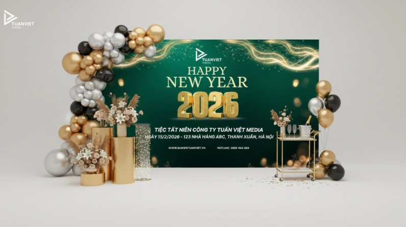 background year end party