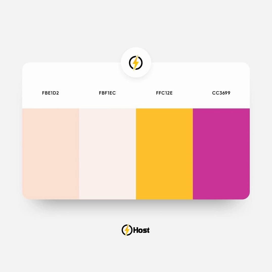 Bảng màu thiết kế website đẹp mẫu số 14