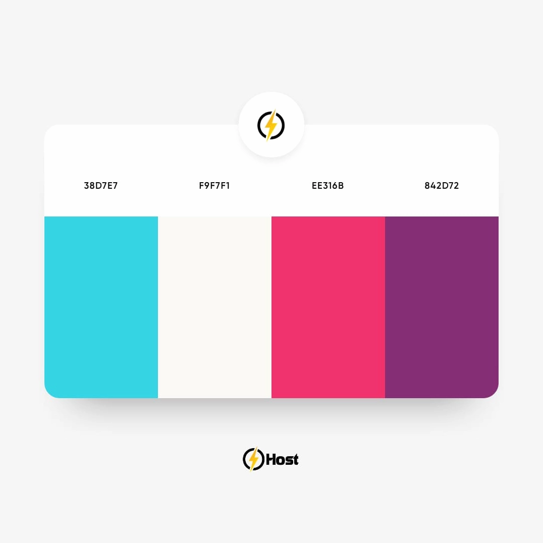 Bảng màu thiết kế website đẹp mẫu số 4