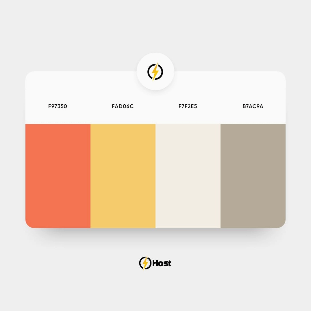 Bảng màu thiết kế website đẹp mẫu số 5