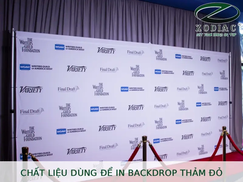 Các loại chất liệu dùng để in phông nền sự kiện chất lượng cao